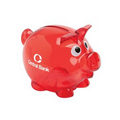 Translucent Red Small Piggy Bank